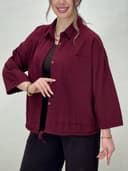 شومیز باکسی بامبر رها کد 3124
