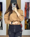 شومیز کبریتی کمر کش آوا کد 3053