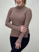 بلوز یقه ایستاده شبنم کد 3206